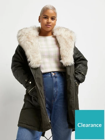 Clearance Green Coats Jackets Women Littlewoodsireland Ie Clearance Green Coats Jackets, Black Coat Fur Trim Roblox