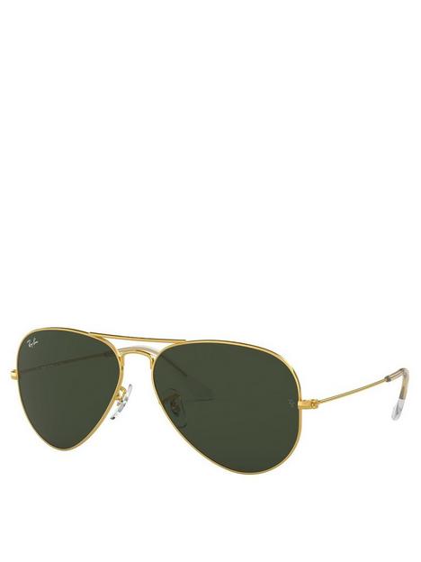 ray-ban-aviator-metal-frame-green-lens-sunglasses-goldnbsp