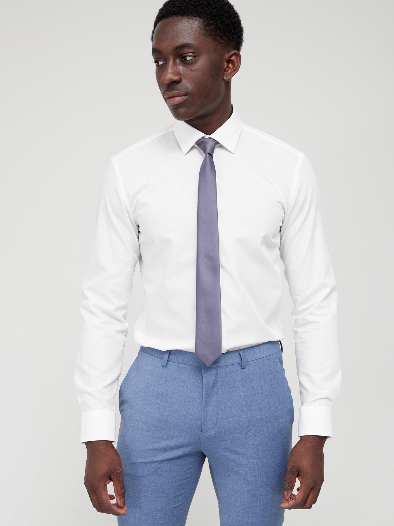 Boss Hugo Jenno Slim Fit Cotton Shirt Red | Atterley