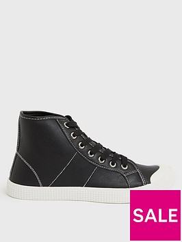 new-look-lack-lace-up-high-top-trainers