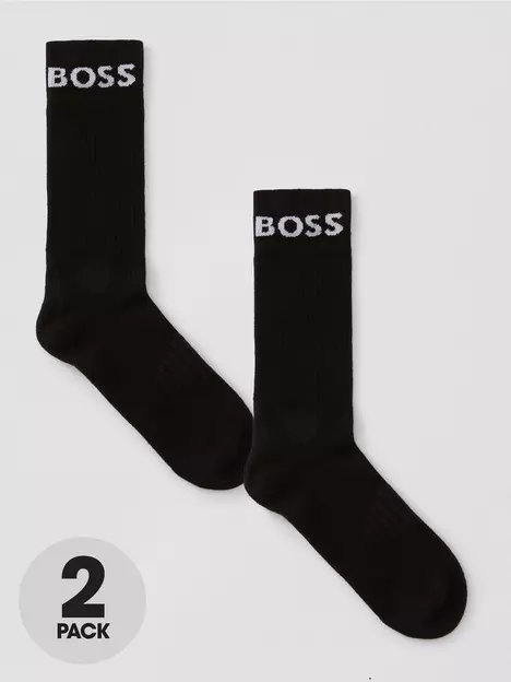prod1091364691: Bodywear Sports Socks (2 Pack) - Black 