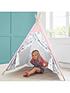 rucomfy-kids-teepee-play-tent-rainbow-skydetail