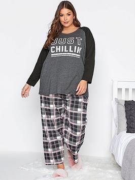 yours-yours-just-chillin-pyjama-set-grey