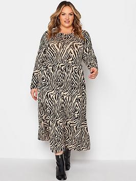 yours-yours-limited-collection-throw-on-midaxi-dress--nbspbrown-zebra-printnbsp