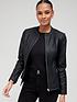 v-by-very-pintuck-faux-leather-jacket-blackfront
