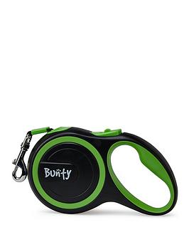 bunty-retractable-lead-5m-green