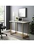 lisburn-designs-traynor-office-desk-whitegoldstillFront