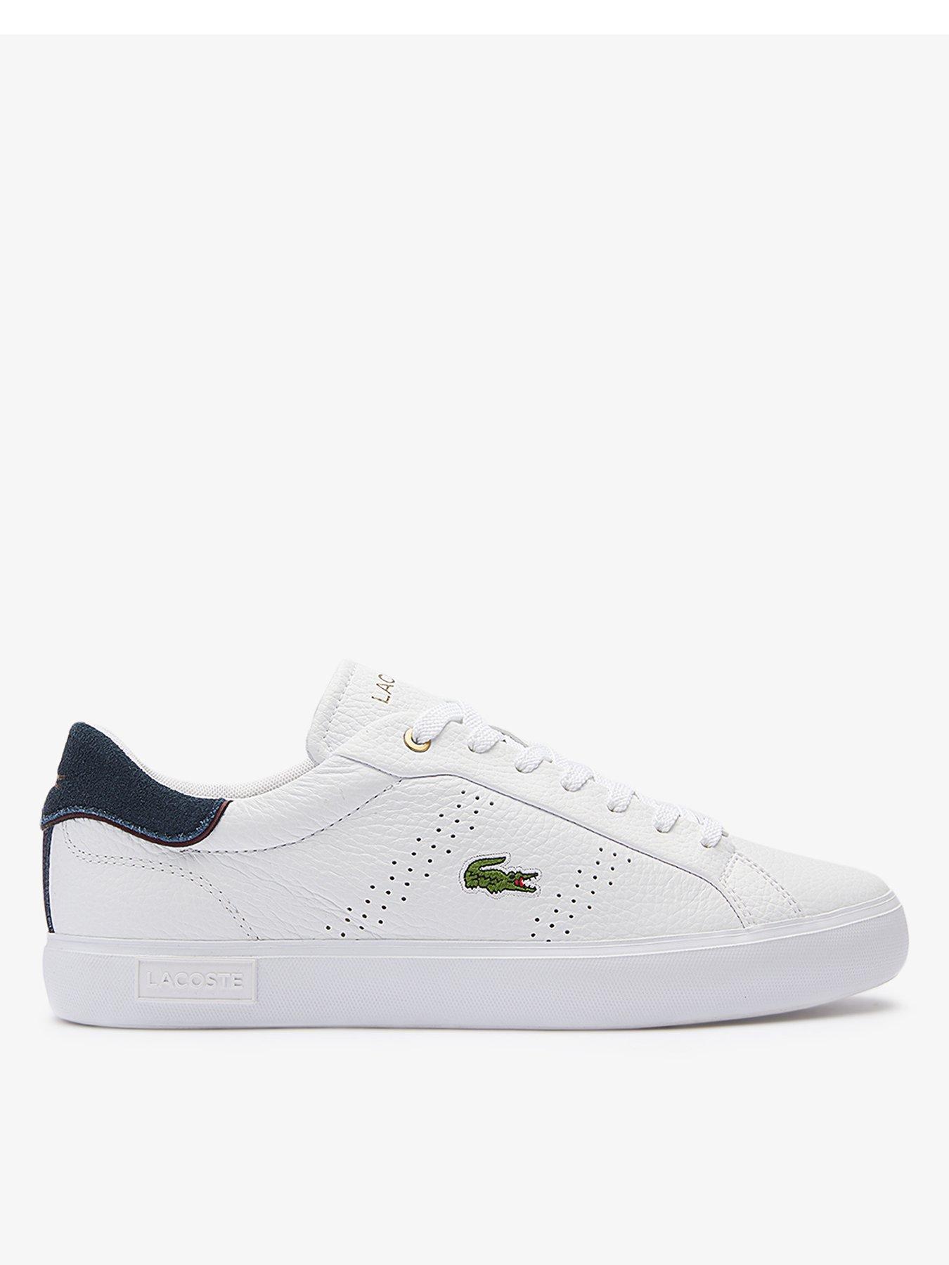 lacoste mens trainers grey