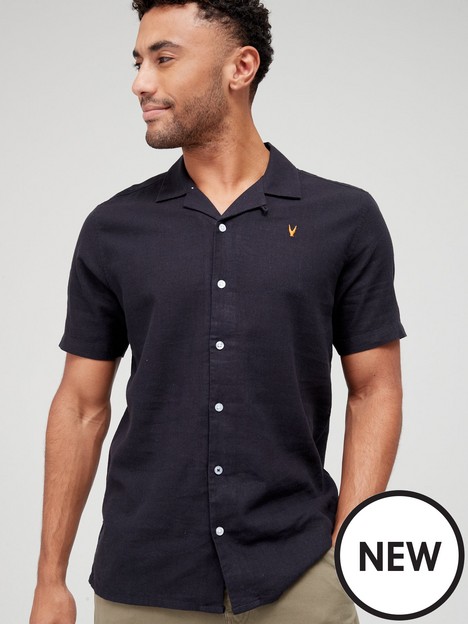very-man-plain-linen-shirt-navy