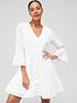 v-by-very-tiered-broderie-mini-dress-whitefront