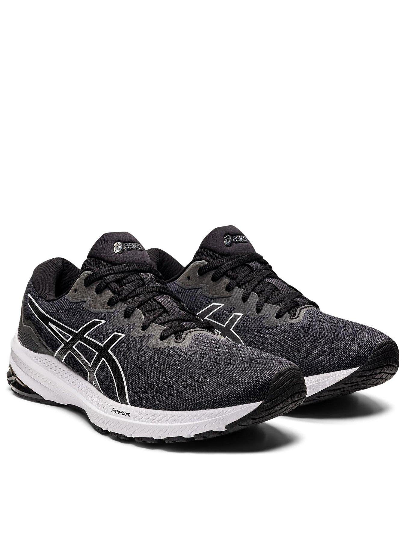 black asics runners womens