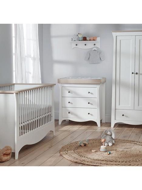 cuddleco-clara-3pc-set-3-drawer-dresser-cot-bed-and-wardrobe-driftwood-ash