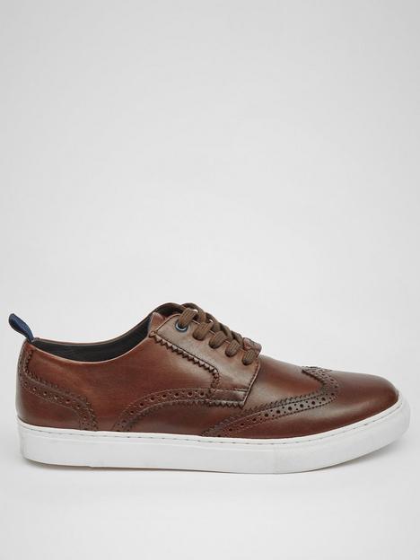 pod-foley-leather-lace-up-brogue-trainer-dark-brown
