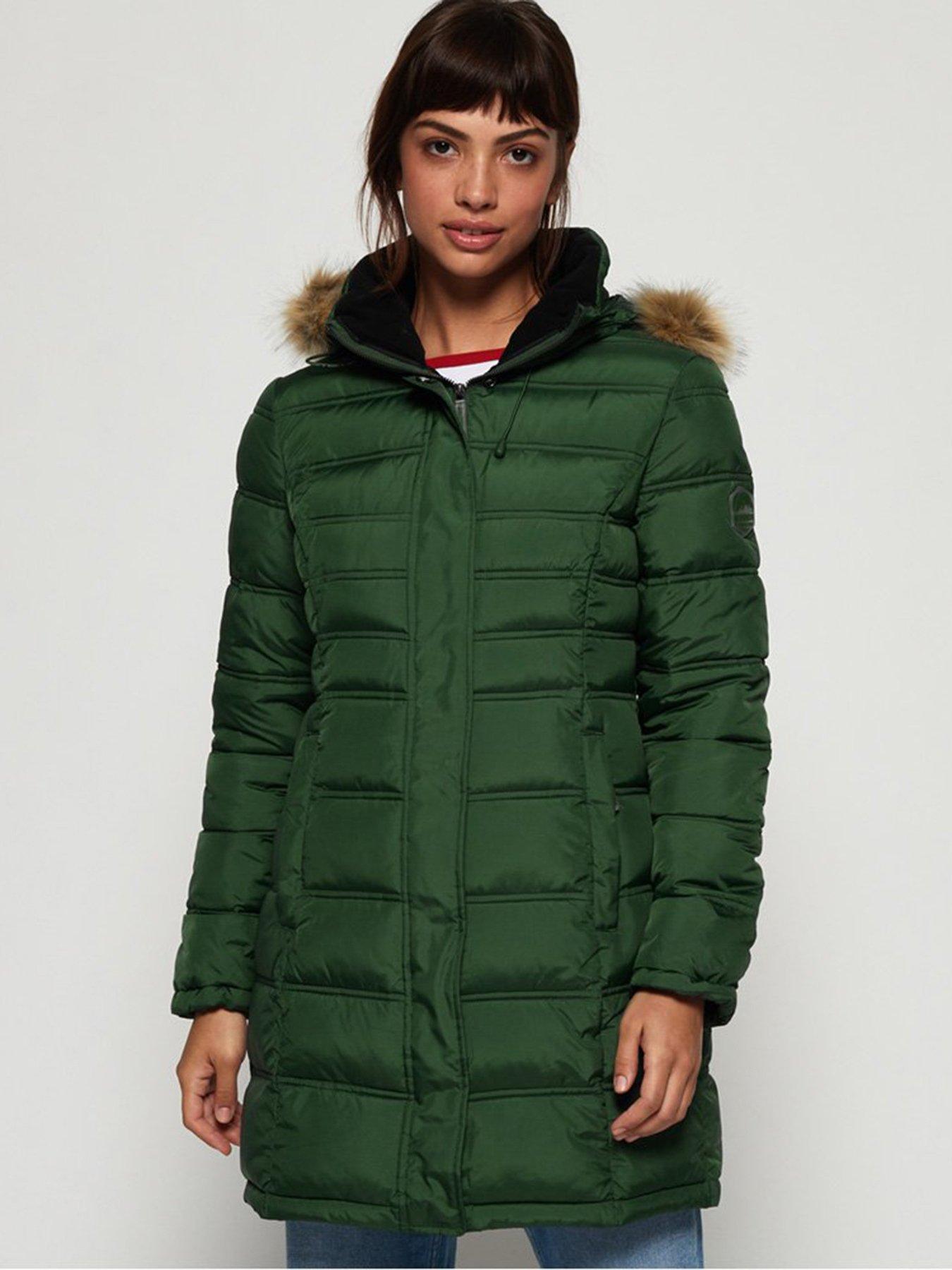 plus size superdry coats