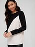 v-by-very-colour-block-shell-blouse-blackcreamoutfit