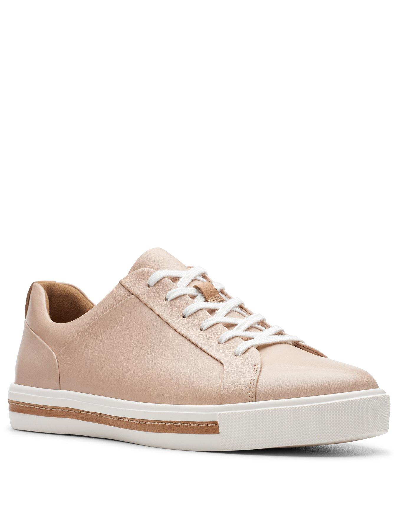 clarks white trainers ladies