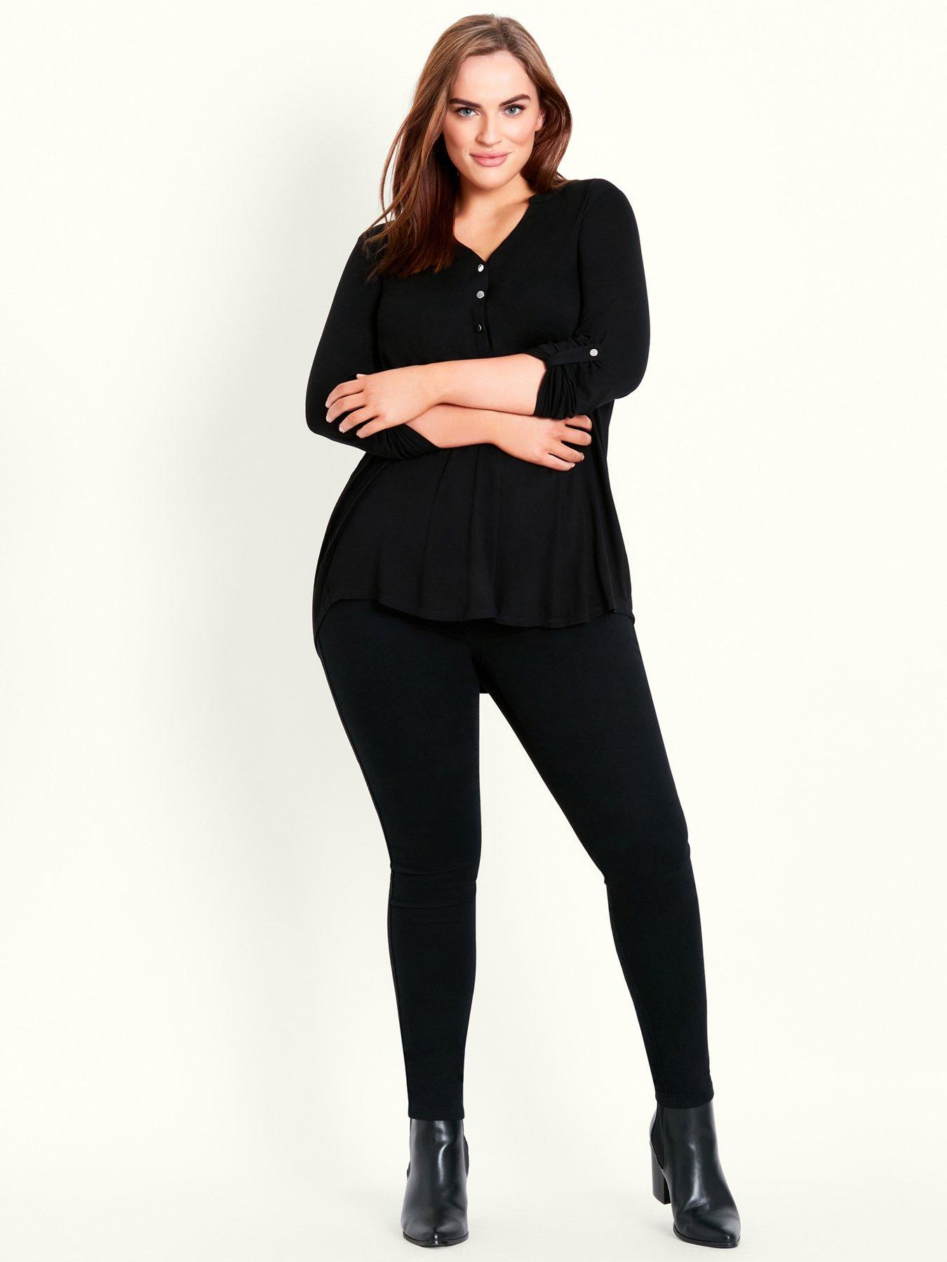 evans plus size tights