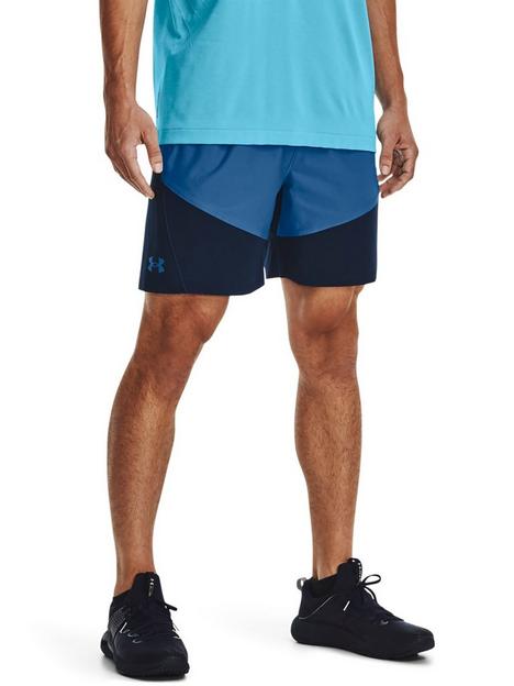 under-armour-training-knit-woven-hybrid-shorts-blue