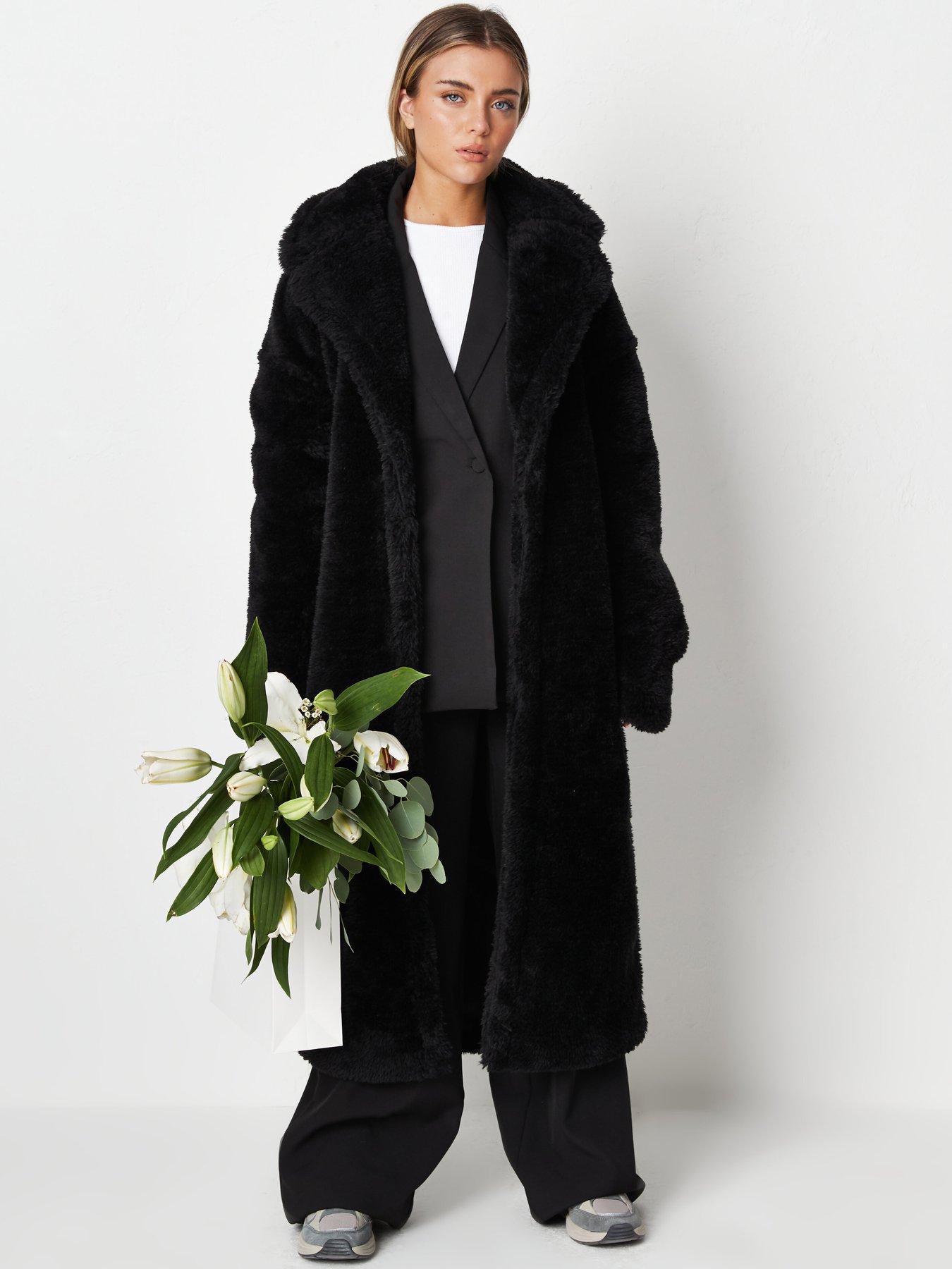 ankle length teddy coat