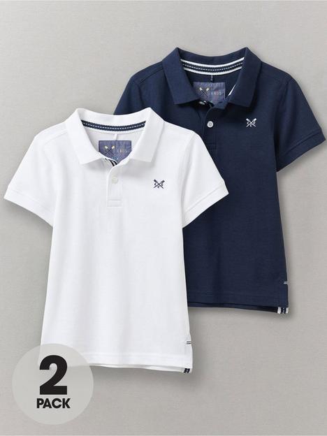 crew-clothing-boys-2-pack-pique-polo-shirts-navy-bluewhite