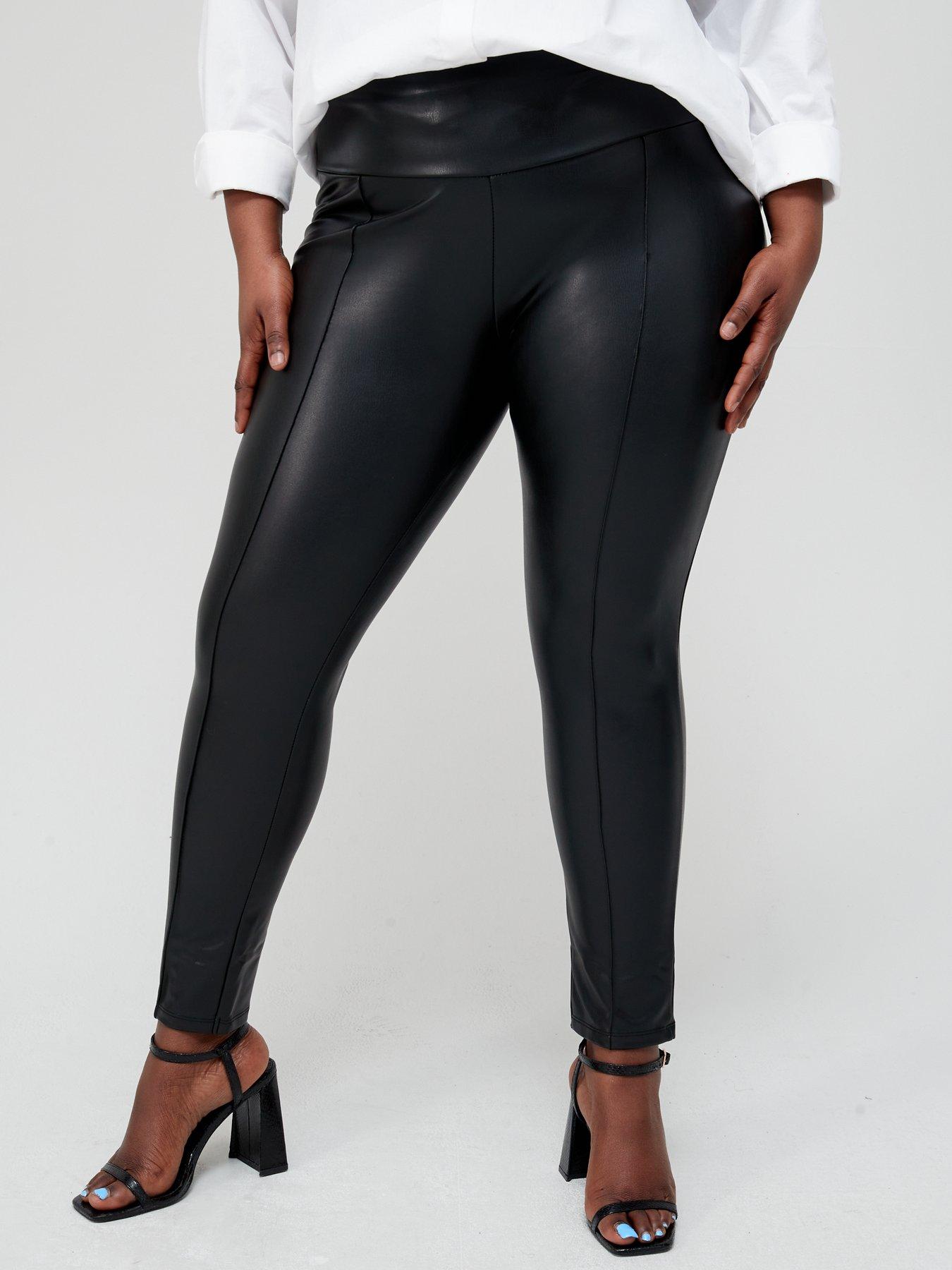 18 | Faux Leather Trousers | Trousers 