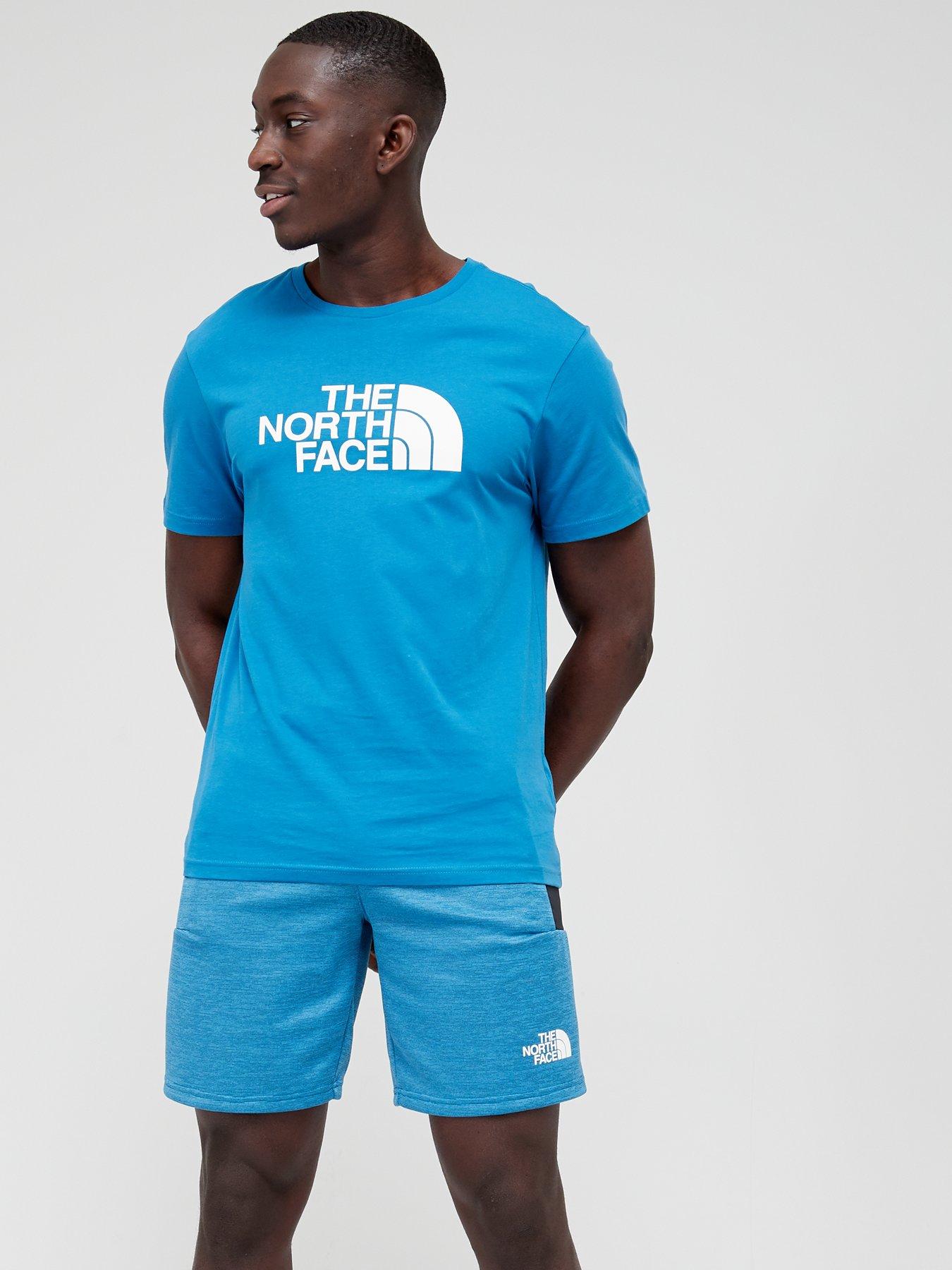 north face shorts and top