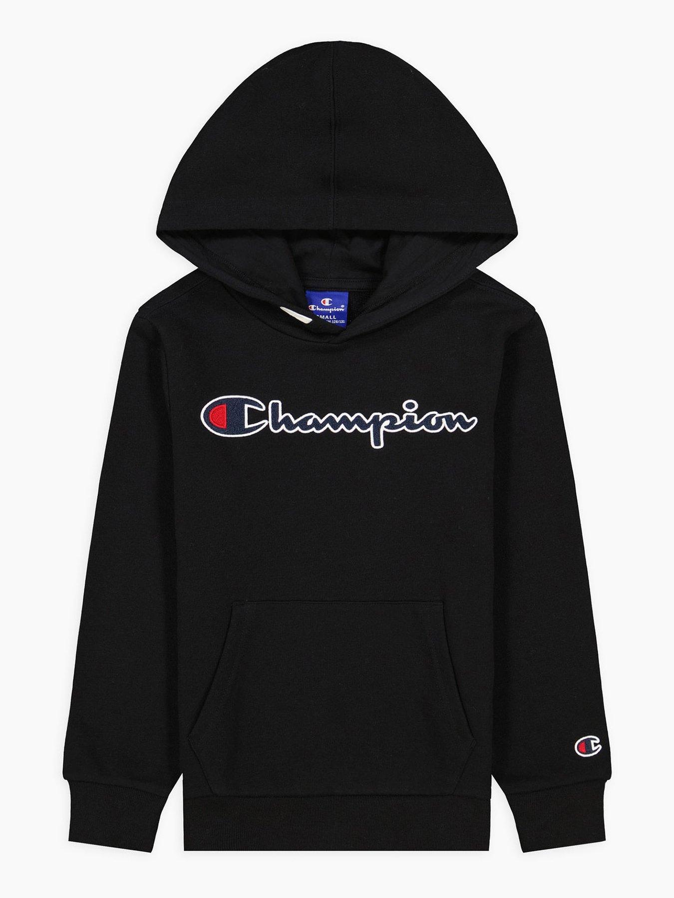 black champion hoodie junior