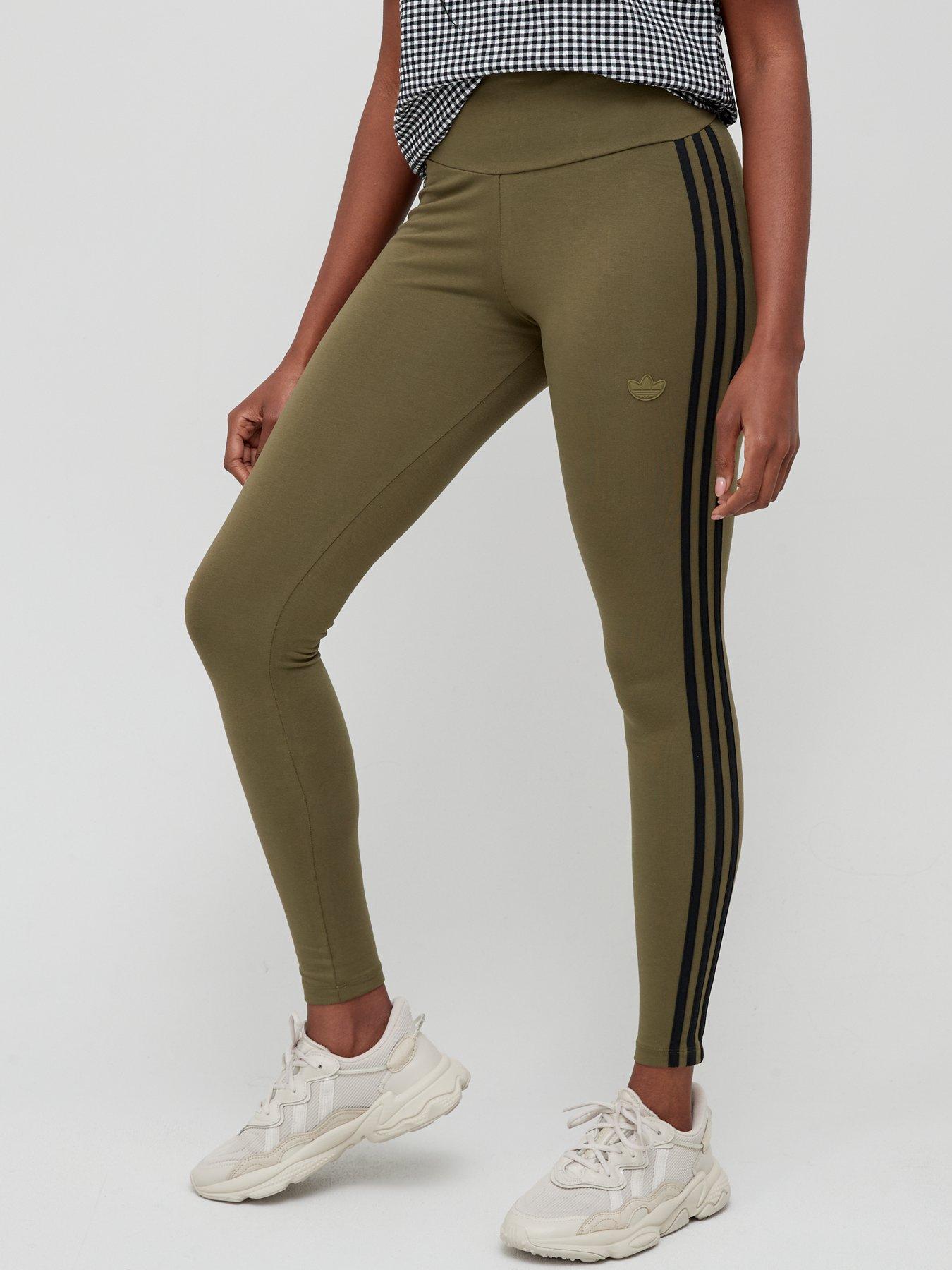 khaki leggings adidas