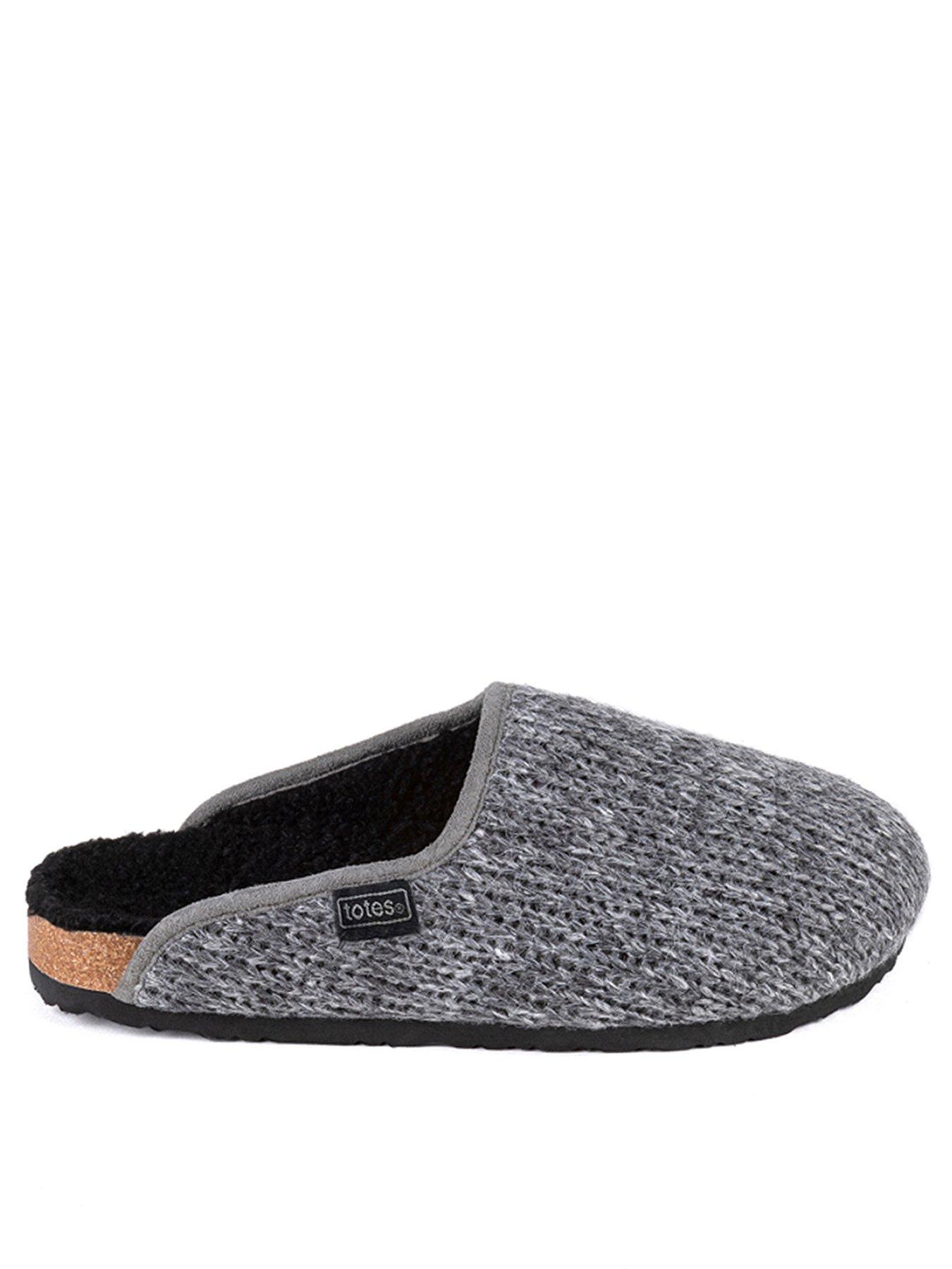 TOTES Totes Mens Knitted Mule Slipper & Eva Sole | littlewoodsireland.ie