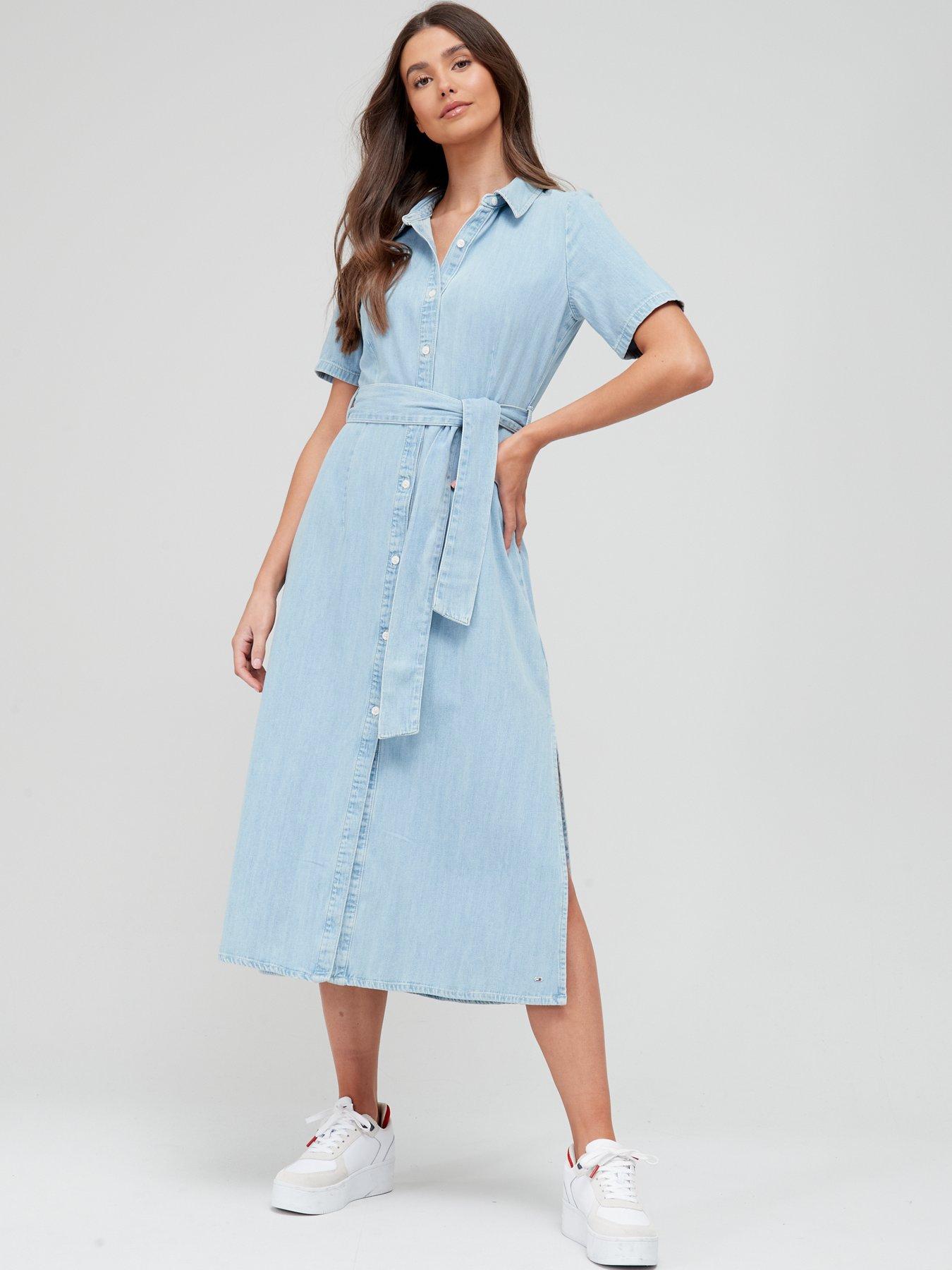 Tommy Hilfiger Denim Midi Shirt Dress 