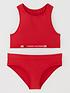 tommy-hilfiger-girls-crop-top-bikini-set-redfront