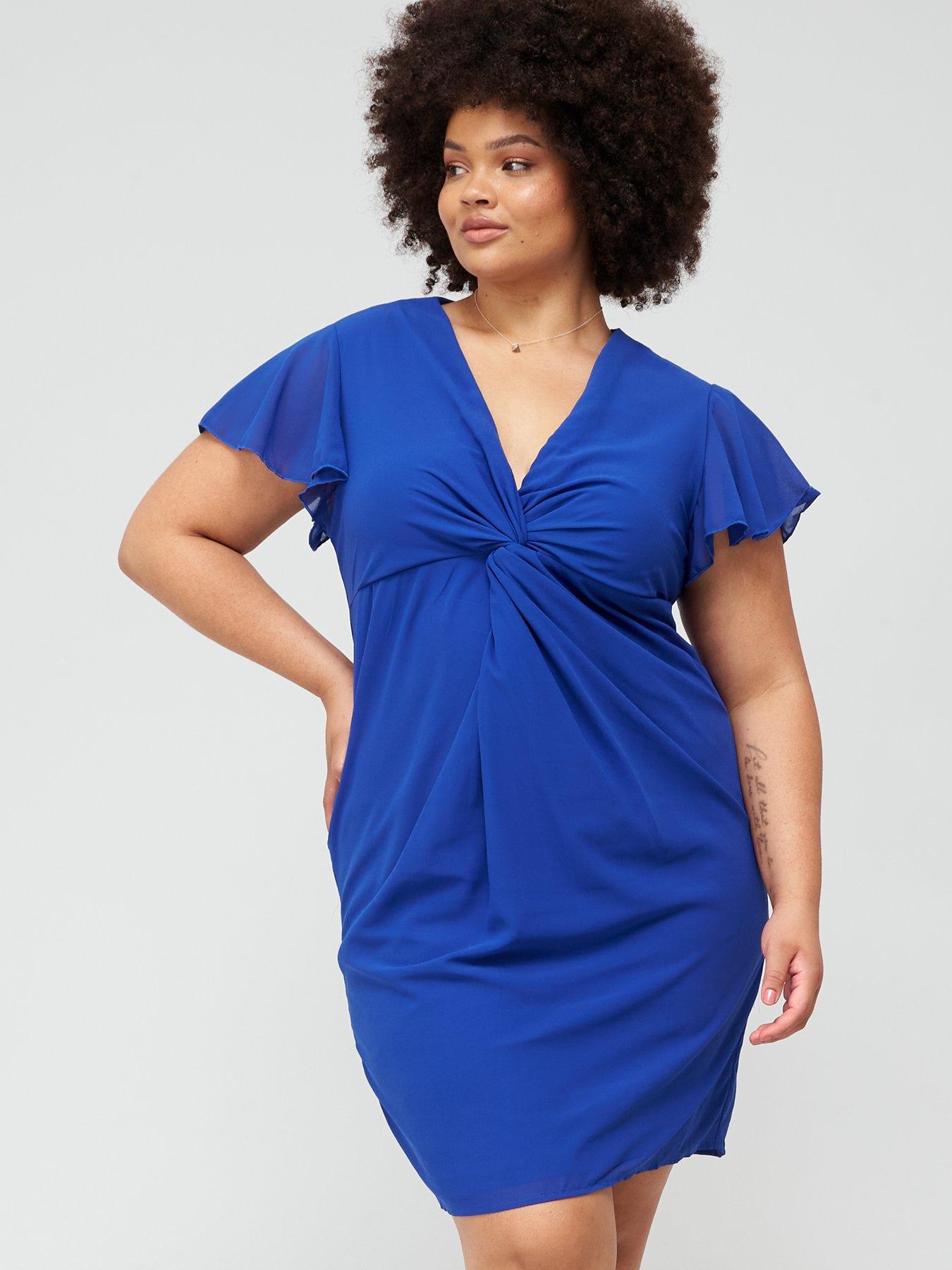 royal blue cocktail dress size 16