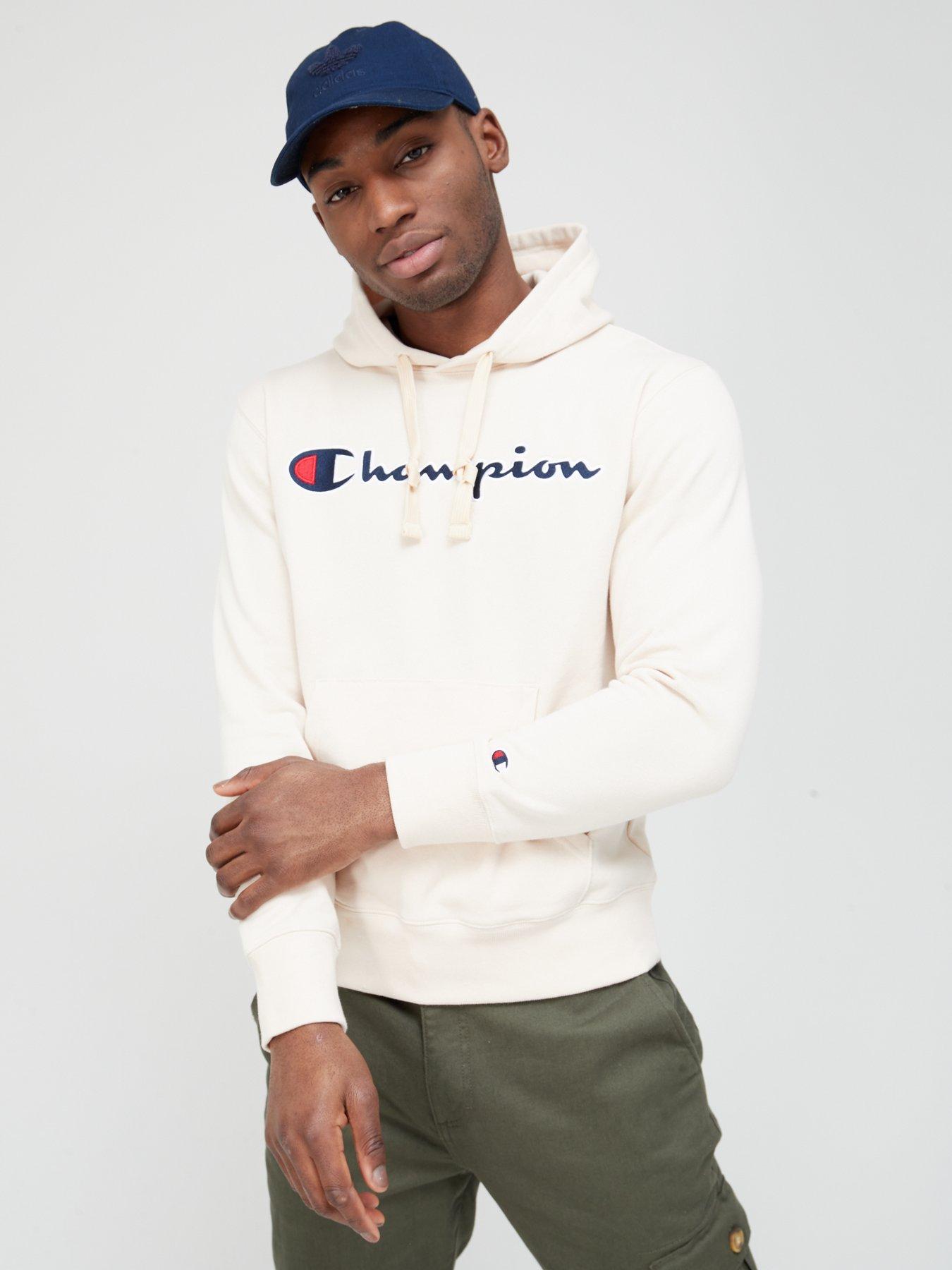 cream champion sweatshirt mens