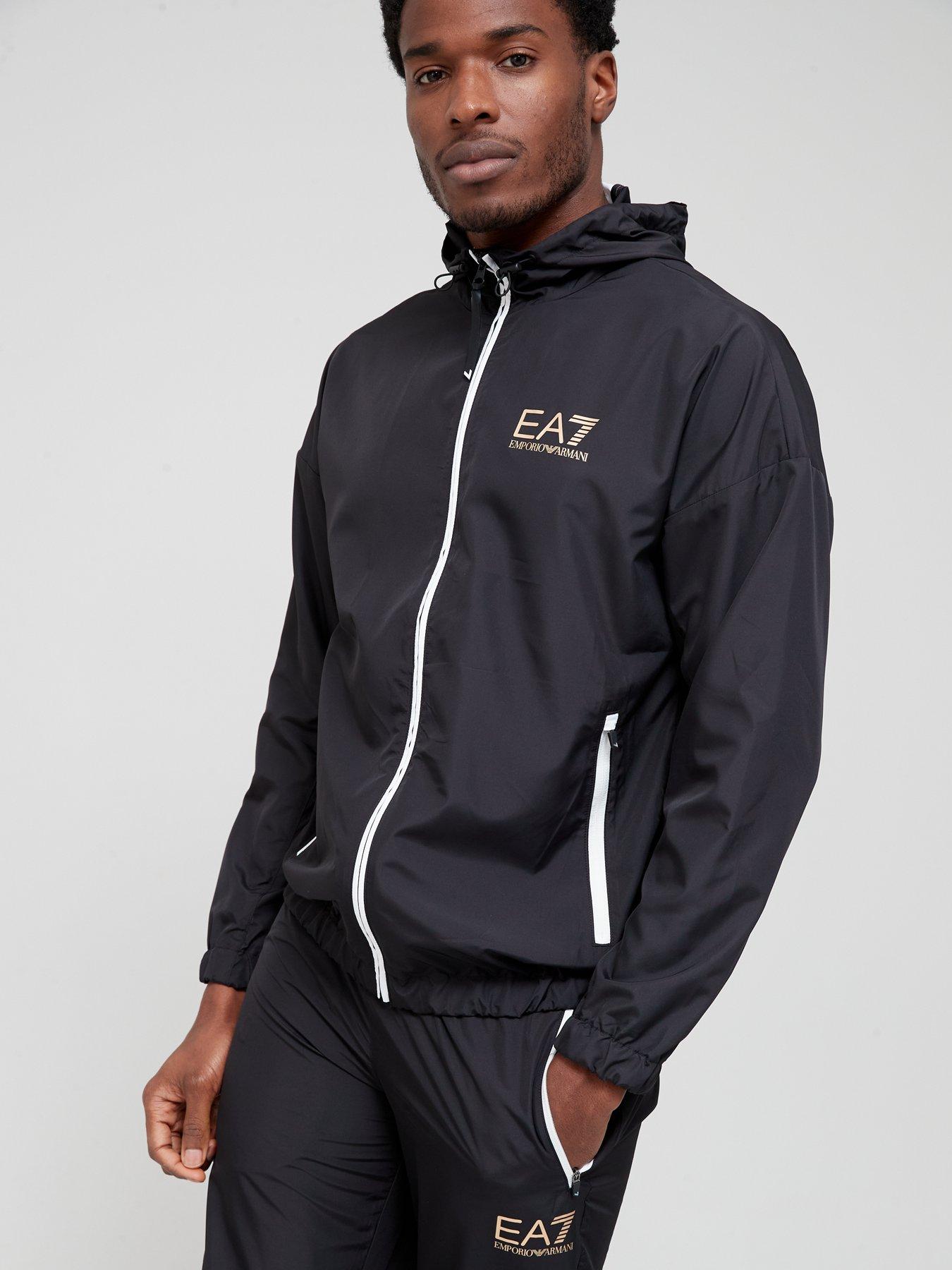 mens armani hooded tracksuit