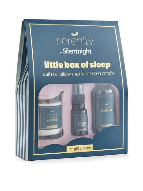 silentnight-serenity-little-box-of-sleep--nbspbath-oil-pillow-mist-and-scented-candle-set