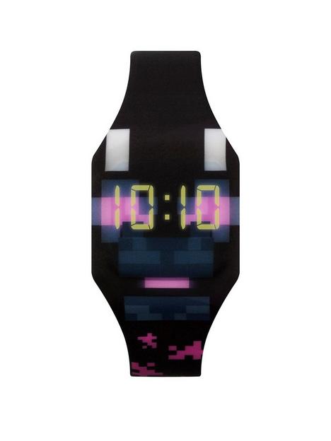 minecraft-mojang-minecraft-black-silicone-strap-touch-screen-lightup-watch
