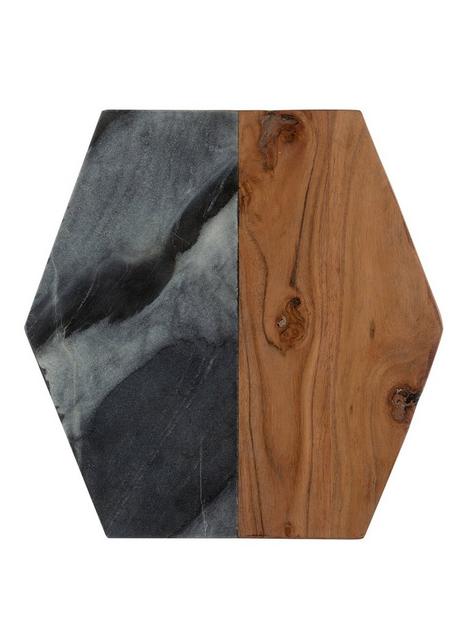 typhoon-elements-black-marble-acacia-hexagon-board