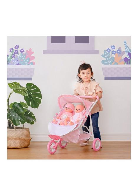 teamson-kids-olivias-little-world-twinkle-stars-princess-baby-doll-twin-strollers