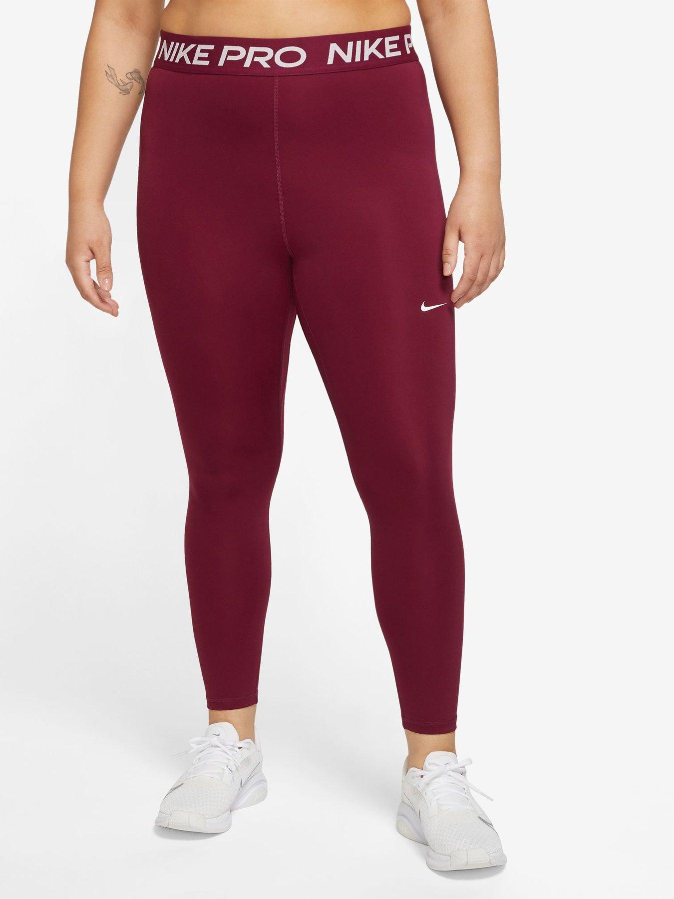 plus size red nike leggings