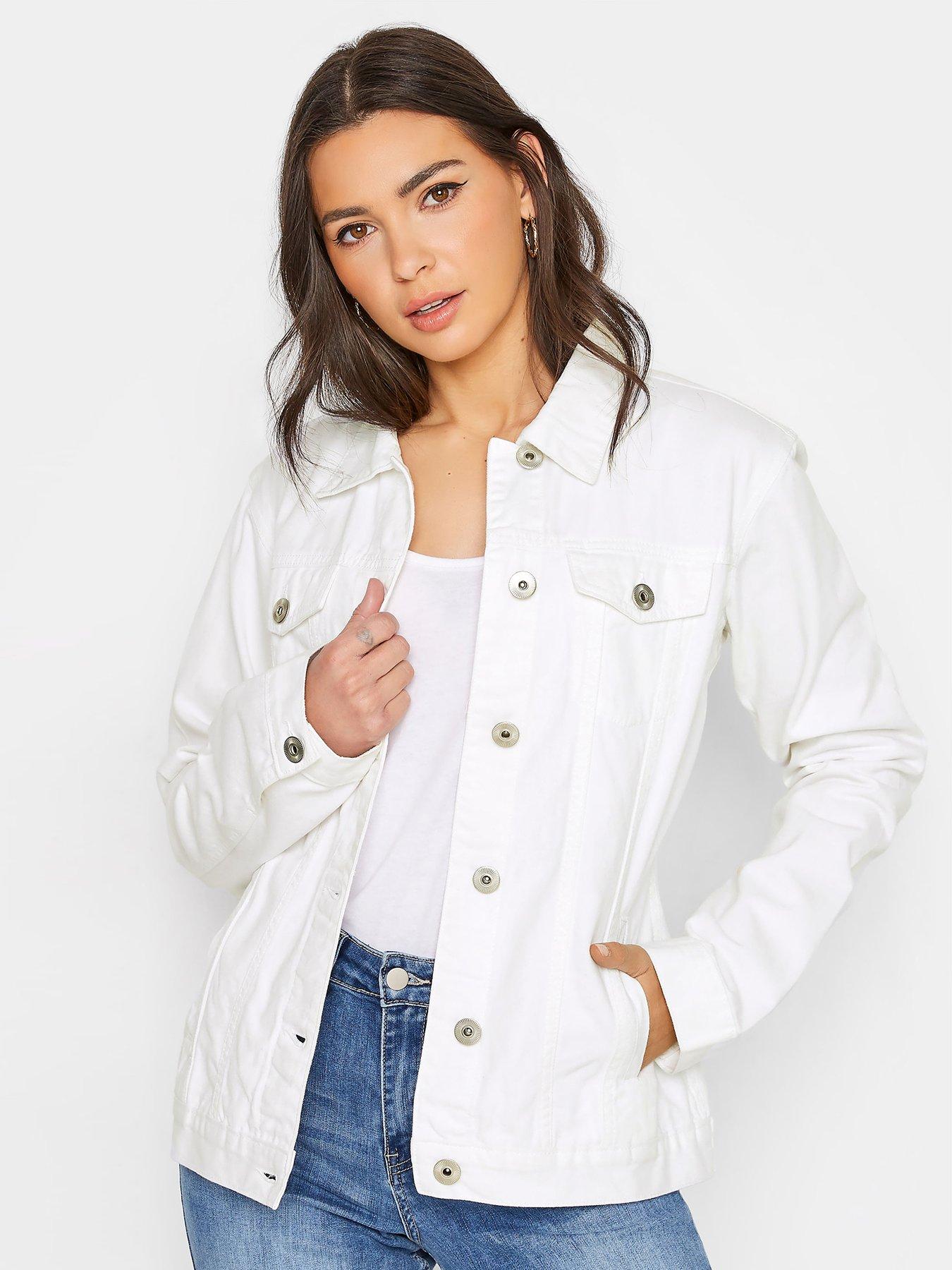 White Denim Jackets | Free Delivery 