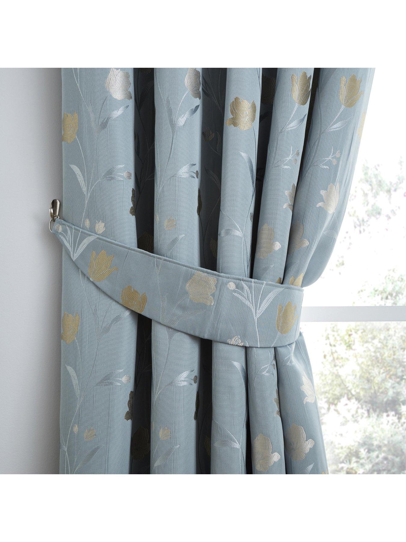 Details about   NIP POTTERY BARN KIDS Blue POLKA DOT Lined Drape Panel 44"W x 63"L *2 available* 