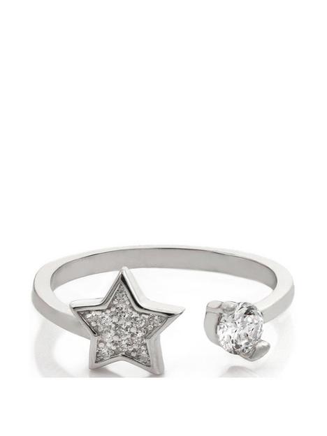 say-it-with-diamonds-star-of-luck-adjustable-sterling-silvernbspladies-ring