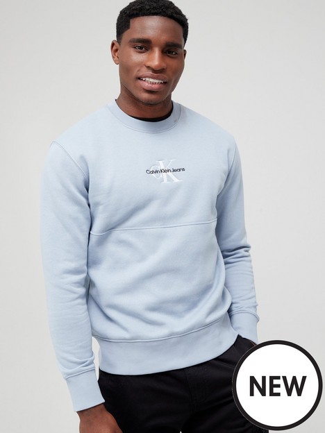 calvin-klein-jeans-monogram-logo-sweatshirt-silver-sky