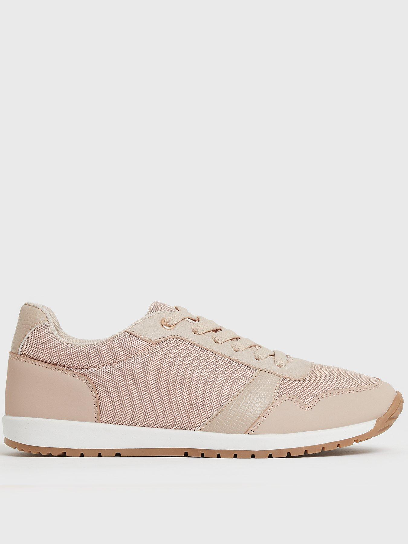 nude pink trainers
