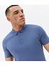 new-look-blue-short-sleeve-muscle-fit-polo-shirtoutfit