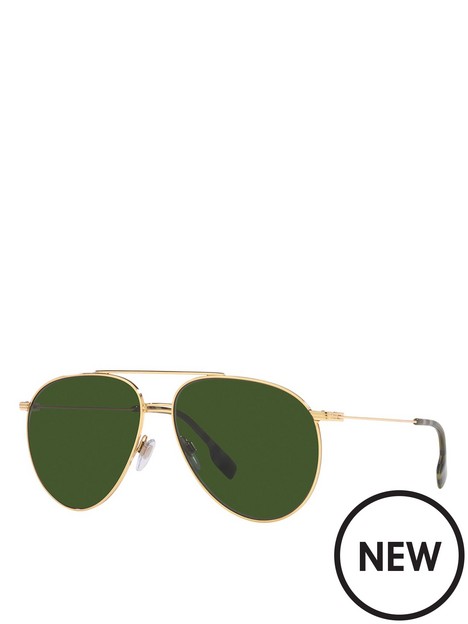 burberry-burberry-pilot-gold-frame-dark-green-lens-sunglasses