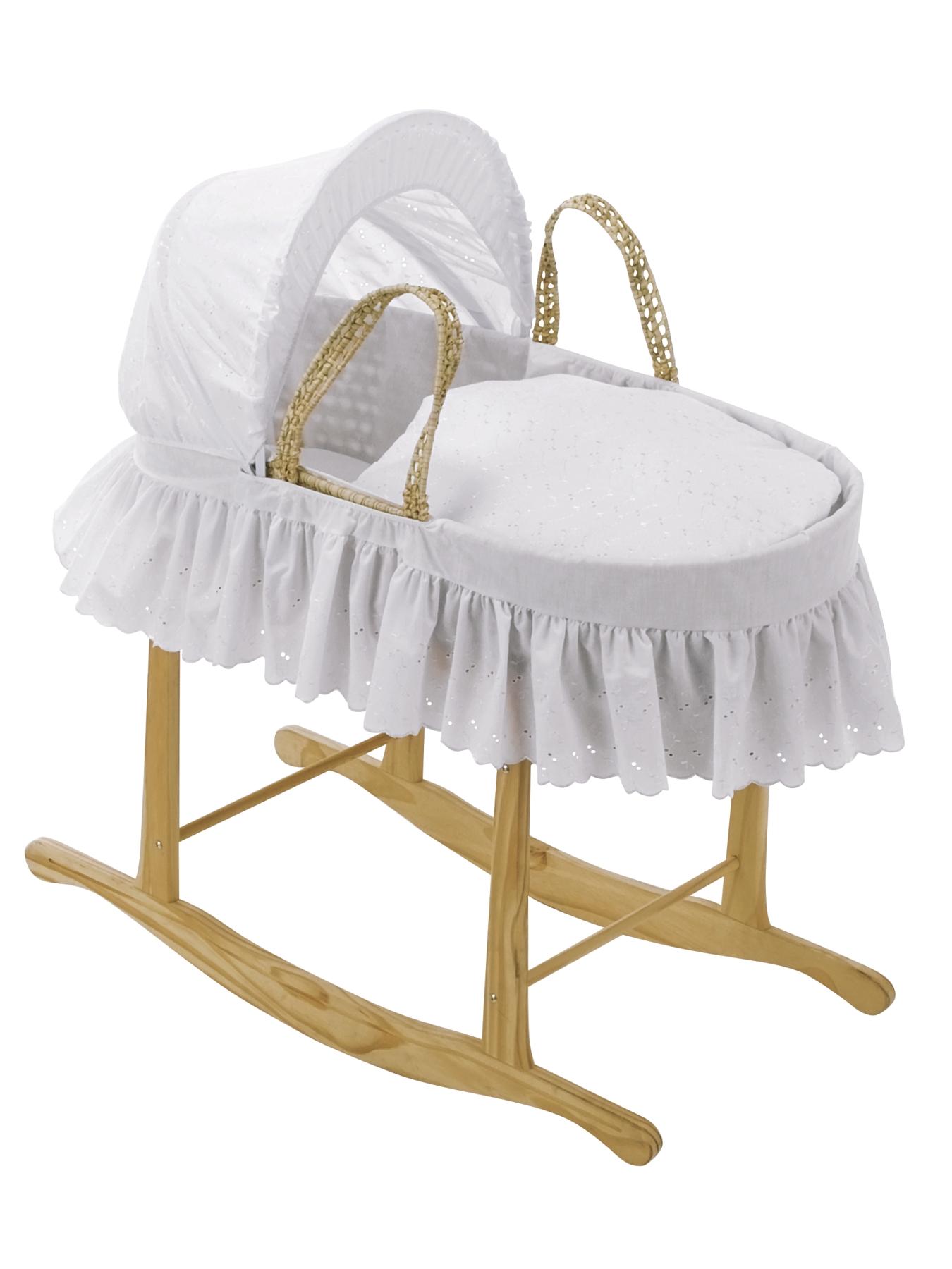 frilly moses baskets uk