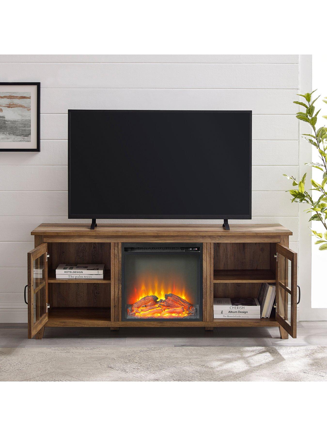 Details about   Living Room TV Cabinet w/ 3 Drawers Solid Reclaimed Wood Media Console Stander 