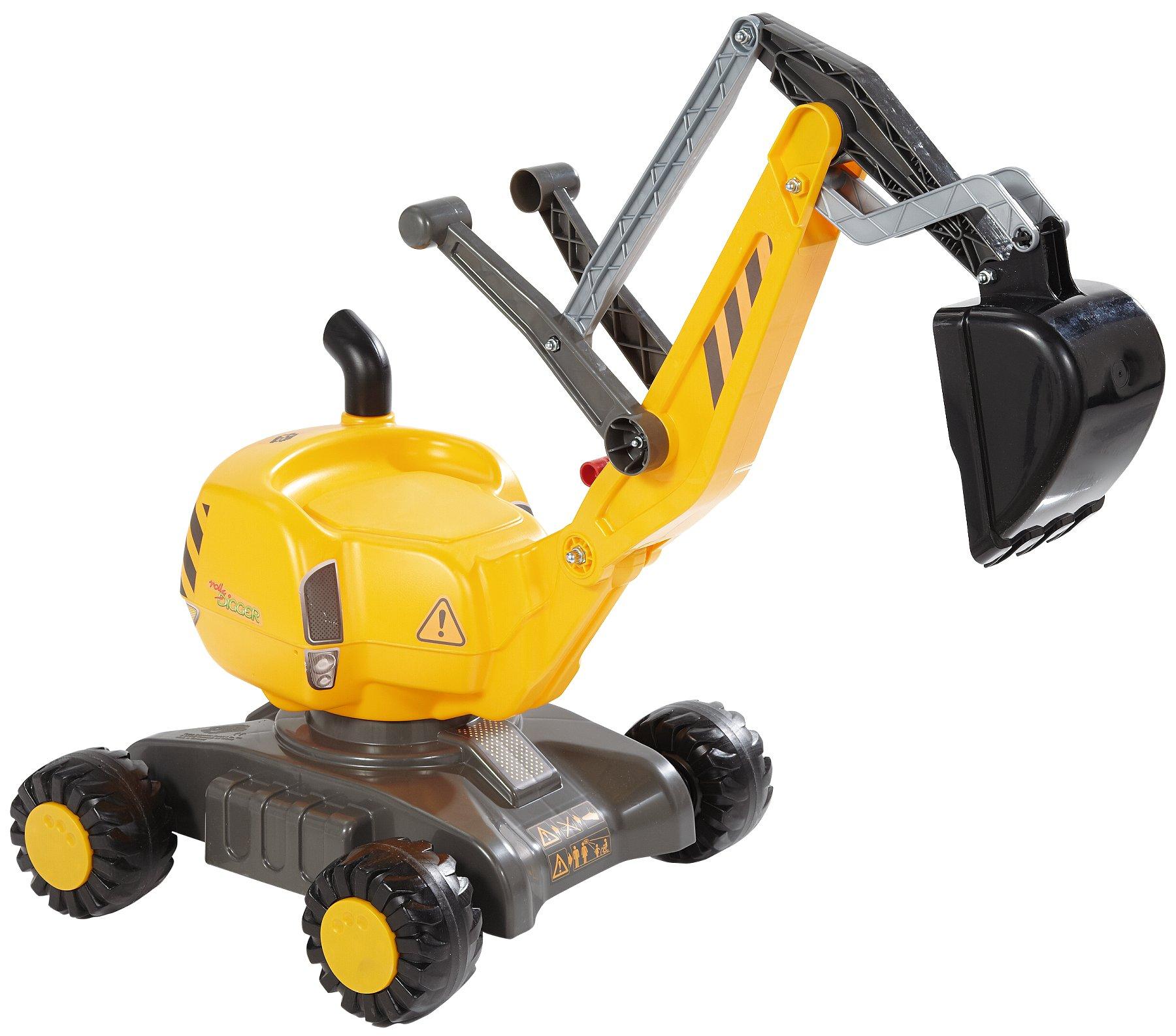 toy excavators and diggers