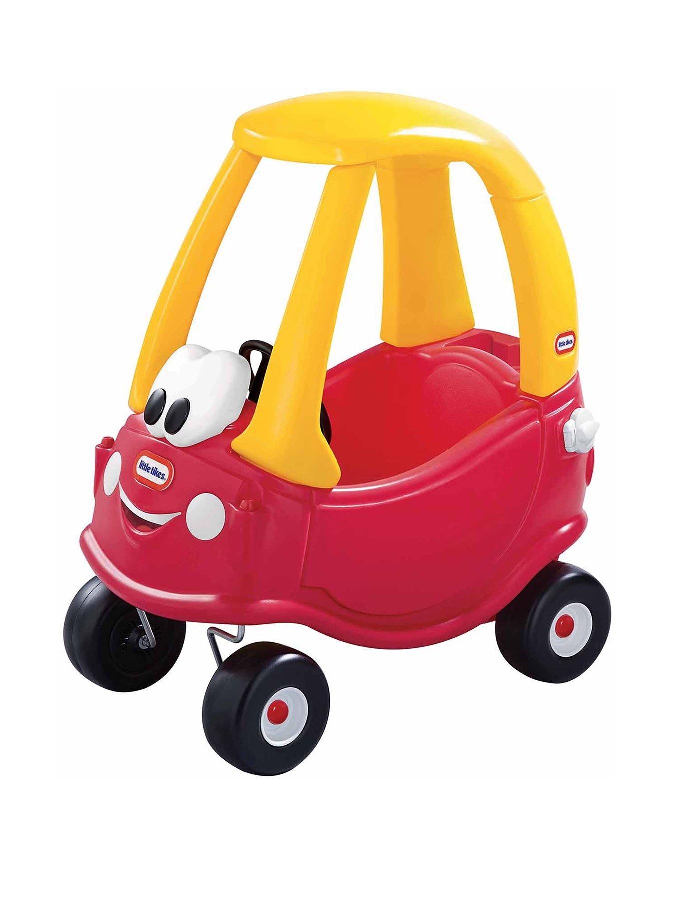 red and yellow toy car little tikes